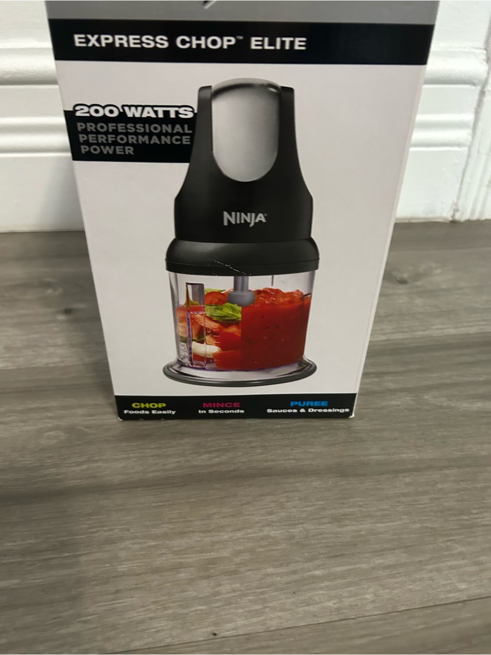 Ninja Food Chopper Express Chop Elite 200-Watt 16-Ounce Bowl Mince Chop Puree FS